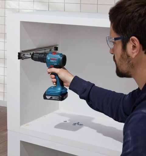 Bosch GSB 185-LI Professional Niebieski
