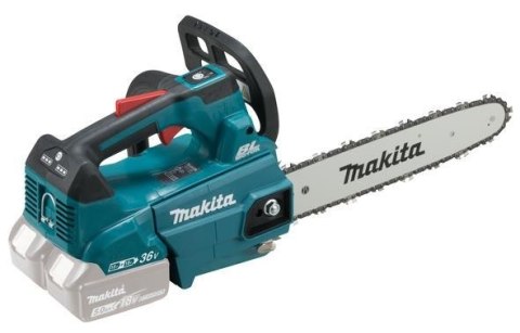Makita DUC306Z Akumuliatorowa piła łańcuchowa, 2X18V, BL-motor, 300mm, 20 m/s. TOP HANDLE. Bez akumulatorów i ładowarki!
