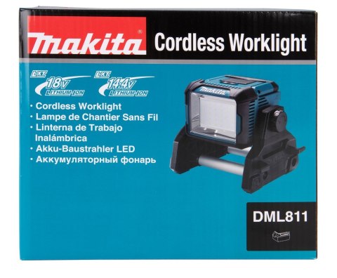 Makita Lampa LED 18V/14,4V DML811 1800lx/3000lm z zasilaniem AC