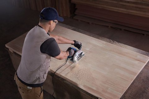 Bosch GKS 600 16,5 cm Czarny, Niebieski 5200 RPM 1200 W