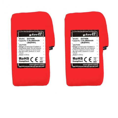 GLOVII OGRZEWANY ZESTAW BIELIZNY L CZARNY GXBL