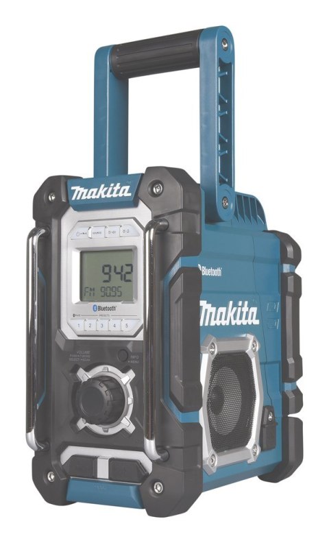 Radio DMR108N, tinka beveik visi Makita akumuliatoriai 7,2 - 18V, galimybe prijungti, Bluetooth i USB