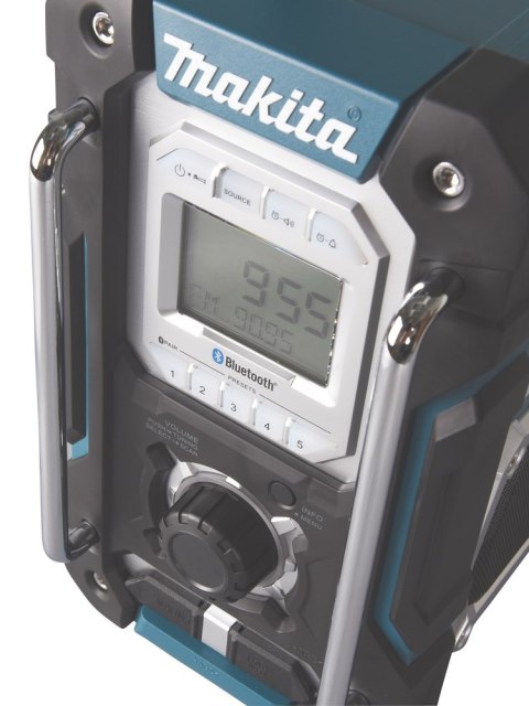 Radio DMR108N, tinka beveik visi Makita akumuliatoriai 7,2 - 18V, galimybe prijungti, Bluetooth i USB