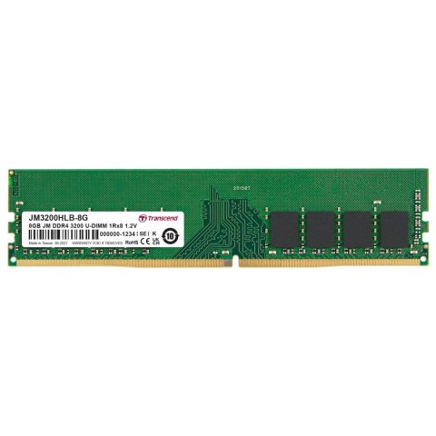 Pamięć DDR4 8 GB PC 3200 CL22 Transcend JetRam, JM3200HLB-8G