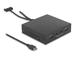 DELOCK Panel Przedni 3.5 USB 3.2 Gen 2 z 2 x USB-C + 2 x USB-A