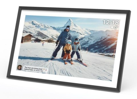 Ramka na zdjęcia Denver PFF-1081 z FRAMEO z podświetleniem czarna
