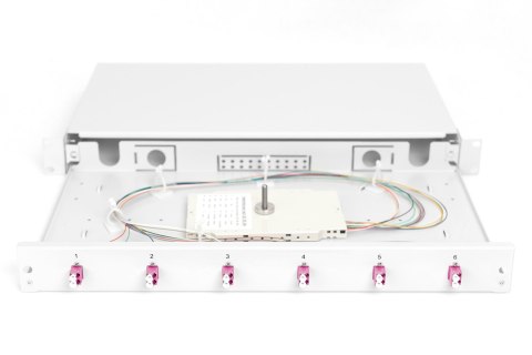 Digitus Panel światłowodowy, z wyposażeniem, LC, OM4
