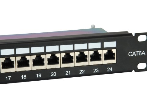 Equip Pro - Panel krosowy - CAT 6a - RJ-45 X 24 - 1U - 48,3 cm (19")