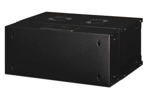 Szafa sieciowa wisząca 19" 4U, SOHO PRO 240 x 540 x 400 mm, drzwi szyba, czarny, niezłożona, 60kg