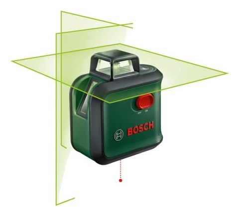 BOSCH LASER ADVANCED LEVEL 360 UNI ZIELONY +TT150