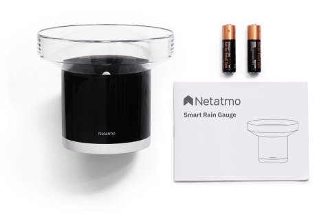 Netatmo NRG01-WW deszczomierze 10 cm Bezprzewodowy Czarny