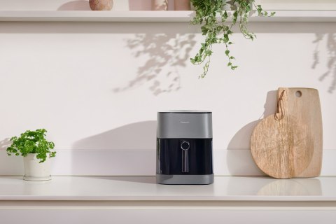 Frytkownica Panasonic NF-CC500SXE z wyświetlaczem LCD, 5 l, 1450 W, obudowa Cool touch