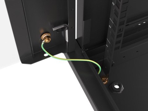 Lanberg szafa instalacyjna wisząca 19'' 18U 600x600mm czarna (drzwi szklane)