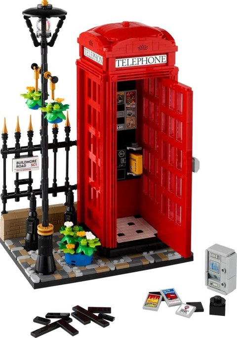 LEGO Ideas 21347 Czerwona londyńska budka telefoniczna