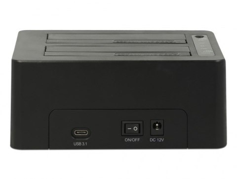 Delock USB Type-C 3.1 Stacja dokująca na 2 x SATA HDD / SSD