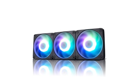 In Win Mercury AM120S Obudowa komputera Wentylator 12 cm Czarny, Biały 3 szt.