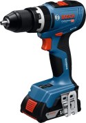 BOSCH WIERTARKO-WKRĘTARKA AKU. UDAROWA GSB 18V-65 2*4.0AH L-CASE