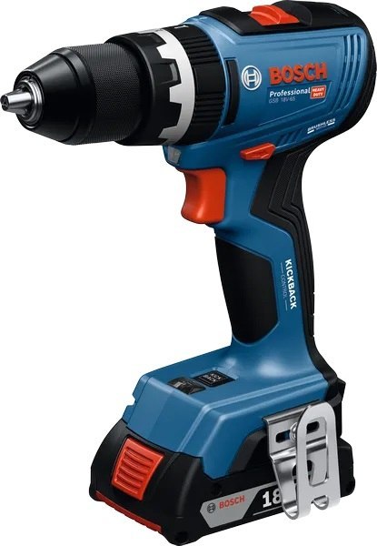 BOSCH WIERTARKO-WKRĘTARKA AKU. UDAROWA GSB 18V-65 2*4.0AH L-CASE