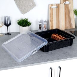 Pojemnik na Ciasto Wypieki Torty 10 L VILDE z Pokrywą 40 x 33 x 10 cm