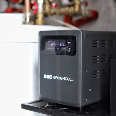 UPS Zasilacz awaryjny Greencell PowerCore 800VA 500W AVR 12VDC LCD