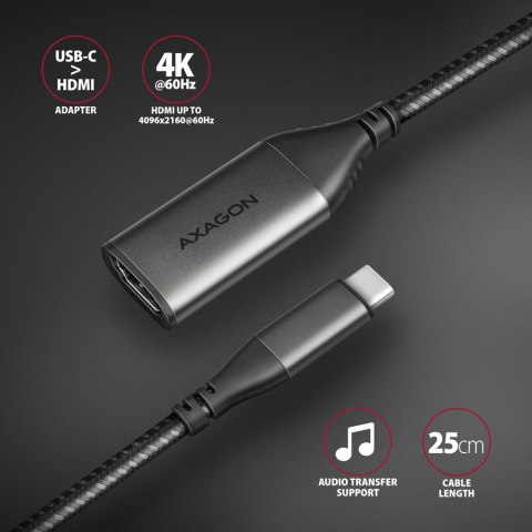 AXAGON AXAGON | Active converter | USB-C to HDMI | 0.25 m