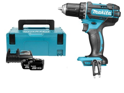 Makita Wiertarko-wkrętarka akumulatorowa, 18 V, 2x 5,0 Ah Li-ion, 62/36 Nm, 1,7kg, LED