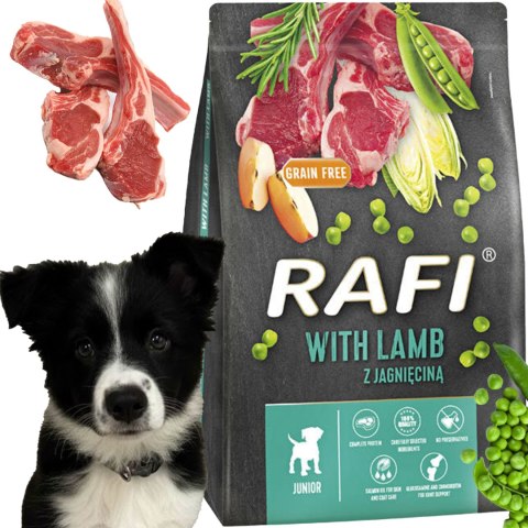Sucha Karma Dla Psa RAFI JUNIOR z Jagnięciną 3 kg - 2 szt.