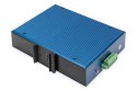 Przemysłowy switch 16x 1000Base-TX + 2x uplink 1000Base-FX (bez modułu) DIN rozszerzony zakres temp.