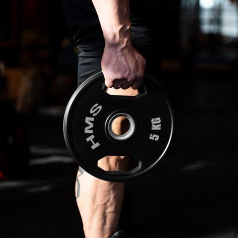 TOG05 2 x 5 KG TALERZ OLIMPIJSKI OGUMOWANY 2 x 5 KG HMS