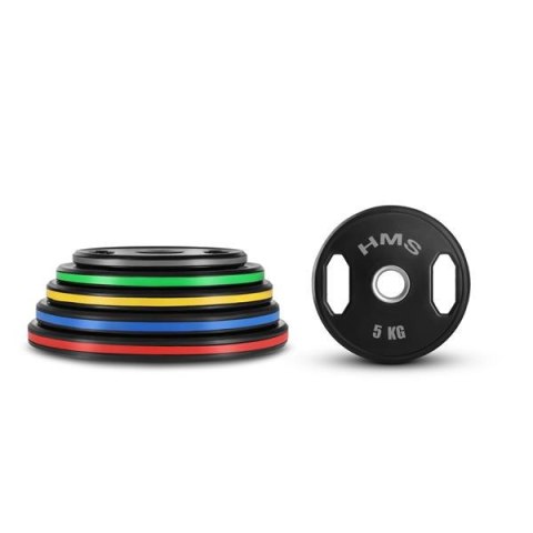 TOG05 2 x 5 KG TALERZ OLIMPIJSKI OGUMOWANY 2 x 5 KG HMS