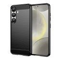 Etui elastyczne silikonowe na Samsung Galaxy M06 5G Carbon Case - czarne