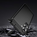 Etui elastyczne silikonowe na Samsung Galaxy M06 5G Carbon Case - czarne