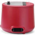 Kociołek termos elektryczny do zupy UNIQ 35-85 C 8 l 500 W - czerwony