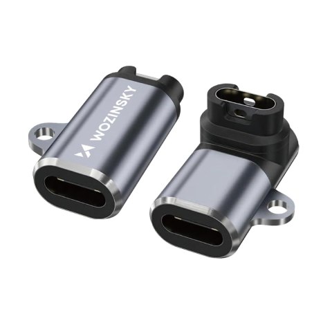 Adapter przejściówka USB-C do zegarka smartwatch Garmin - szary