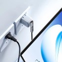 Adapter przejściówka kątowa USB-C 40Gb/s 240W 8K OTG - szara