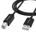 Kabel przewód do drukarki skanera USB-B - USB-A 480Mb/s 2m - czarny