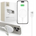 Ładowarka indukcyjna z podstawką kablem USB-A - USB-C MagSafe - biała