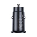 Ładowarka samochodowa 2 x USB-C 30W - czarna