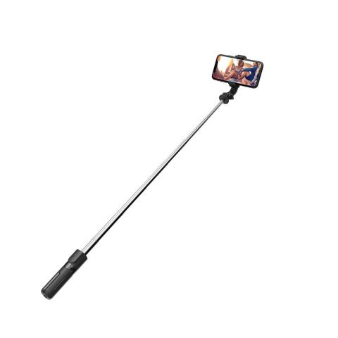 Selfie stick kijek statyw do zdjęć tripod Bluetooth do 72cm - czarny