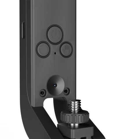 Selfie stick kijek statyw do zdjęć ze śledzeniem twarzy 360 AI sterowaniem gestami - czarny