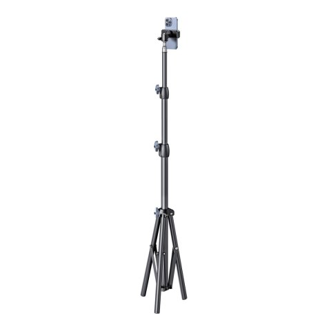 Statyw trójnożny tripod mocny ze stali węglowej 1.7m - czarny