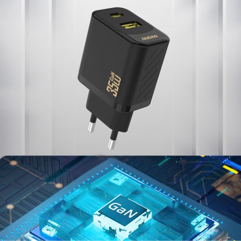 Ładowarka sieciowa A27 MaxC USB-C USB-A GaN 35W - czarna