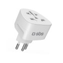 Adapter sieciowy podróżny CH Szwajcaria - biały