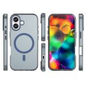 Etui case na iPhone 17 Magnetic Abrasive MagSafe - matowe niebieskie