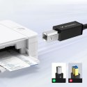 Kabel przewód do skanera drukarki USB-B - USB-C 2m - czarny