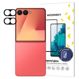 Szkło na aparat do Samsung Galaxy Z Flip 7 Full Camera Glass czarne - 2 szt.