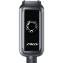 Kabel przewód w oplocie USB-A - USB-C 66W 1.2m - czarny