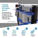 Profesjonalny stół warsztatowy/spawalniczy BITUXX na kółkach o nośności 250 kg - mobilny roboczy do spawania i montażu