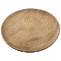 Taca do Serwowania Drewniana MANGO Okrągła 30 cm ORION Dekoracyjna