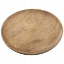 Taca do Serwowania Drewniana MANGO Okrągła 30 cm ORION Dekoracyjna